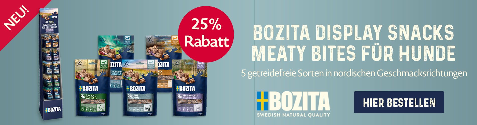 Bozita | 2025-09 - Meaty Bites Display Bozita | 2025-09 - Meaty Bites Display