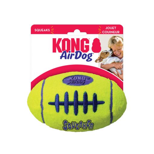 KONG Airdog Squeaker Football Medium