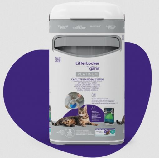 LitterLocker Platinum Eimer weiß (Edelstahl) inkl. EasyRoll 3-Monats-Kassette LitterLocker Platinum Eimer weiß (Edelstahl) inkl. EasyRoll 3-Monats-Kassette