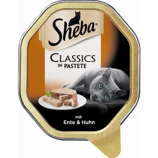 Sheba Schale Classics mit Ente & Huhn 85g (Menge: 22 je Bestelleinheit)