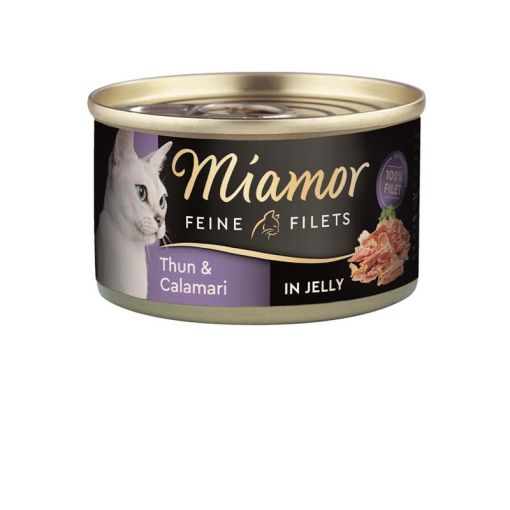 Miamor Dose Feine Filets Thunfisch & Calamaris 100 g (Menge: 24 je Bestelleinheit)