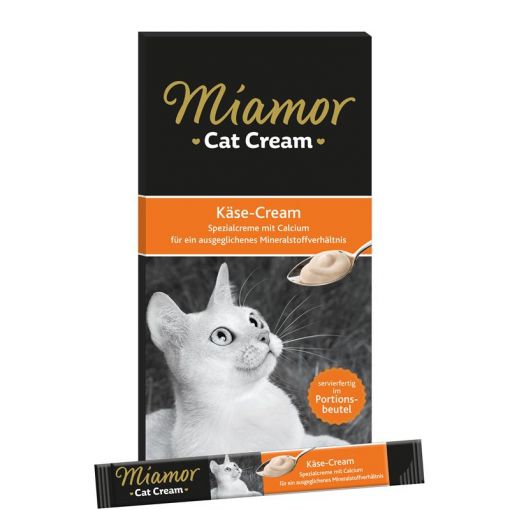 Miamor Snack Käse-Cream 5 x 15 g (Menge: 11 je Bestelleinheit)