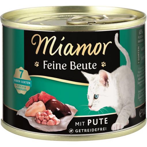 Miamor Dose Feine Beute Pute 185 g (Menge: 12 je Bestelleinheit)