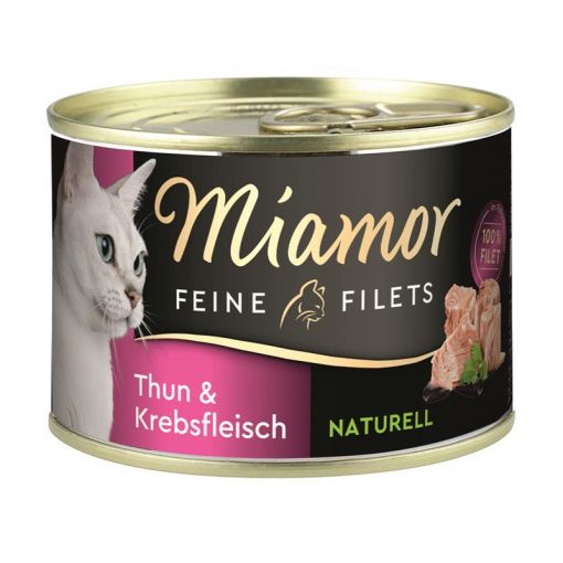 Miamor Dose Feine Filets Naturelle Thunfisch & Krebsfleisch 156 g (Menge: 12 je Bestelleinheit)