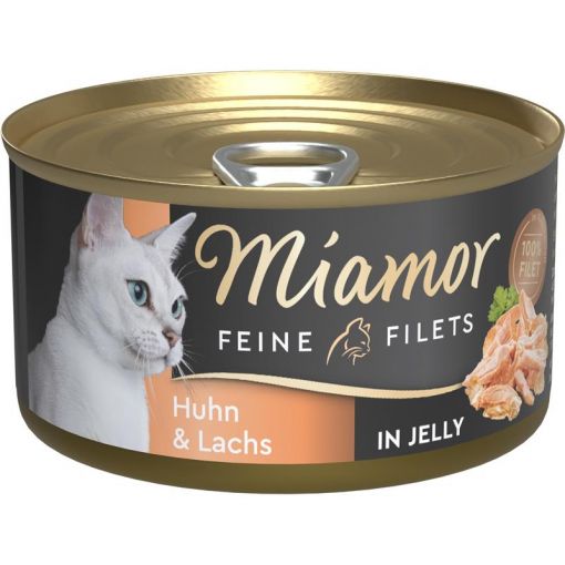 Miamor Dose Feine Filets Lachs & Huhn in Jelly 100g (Menge: 24 je Bestelleinheit)