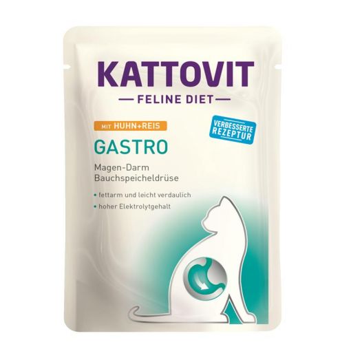 Kattovit PB Feline Diet Gastro Huhn & Reis 85g (Menge: 24 je Bestelleinheit)