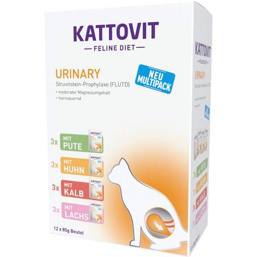 Kattovit PB Feline Diet Urinary Multipack 12x85g (Menge: 5 je Bestelleinheit)