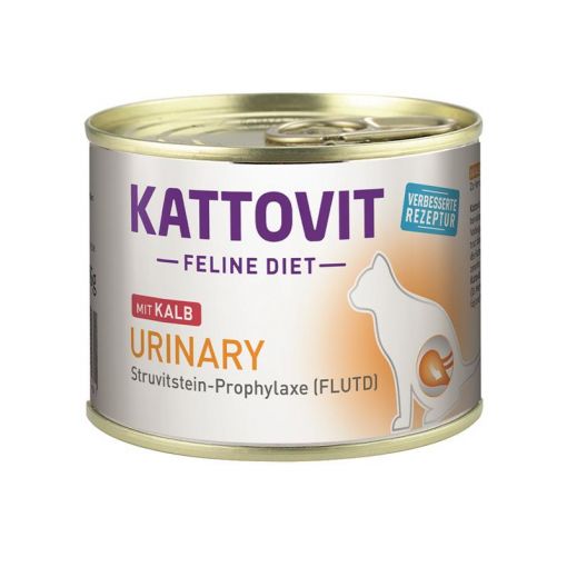 Kattovit Dose Feline Diet Urinary Kalb 185g (Menge: 12 je Bestelleinheit)