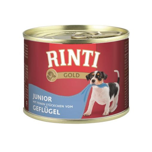 Rinti Dose Gold Junior mit Geflügel 185 g (Menge: 12 je Bestelleinheit)
