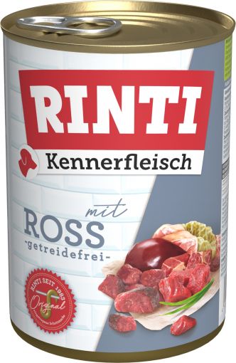 Rinti Dose Kennerfleisch Ross 400 g (Menge: 24 je Bestelleinheit)