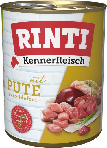 Rinti Dose Kennerfleisch Pute 800 g (Menge: 12 je Bestelleinheit)