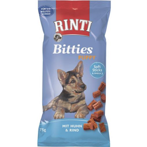 Rinti Extra Bitties Puppy Huhn & Rind 75 g (Menge: 16 je Bestelleinheit)