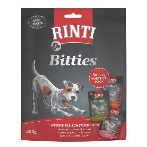 Rinti Extra Bitties Multipack mit 3 verschiedenen Sorten 300 g (Menge: 8 je Bestelleinheit)