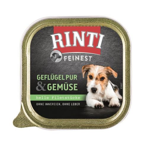 Rinti Schale Feinest Geflügel pur & Gemüse 150 g (Menge: 11 je Bestelleinheit)