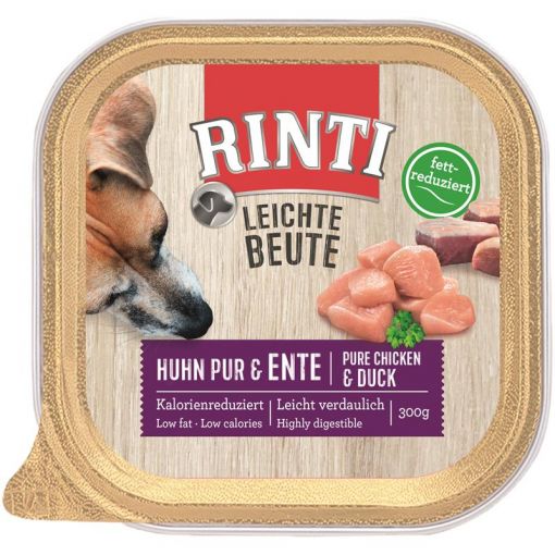 Rinti Schale Leichte Beute Huhn Pur & Ente 300 g (Menge: 9 je Bestelleinheit)