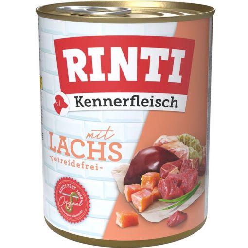 Rinti Dose Kennerfleisch Lachs 400g (Menge: 12 je Bestelleinheit)