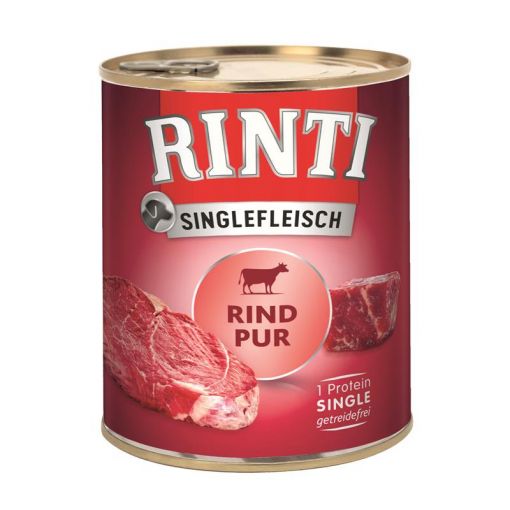Rinti Dose Singlefleisch Rind Pur 800 g (Menge: 6 je Bestelleinheit)