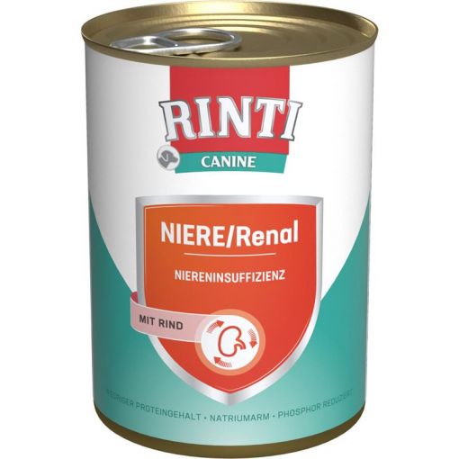 Rinti Dose Canine Niere/Renal Rind 400 g (Menge: 12 je Bestelleinheit)