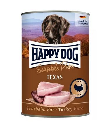 Happy Dog Dose Sensible Pure Texas Truthahn Pur 400g (Menge: 6 je Bestelleinheit)