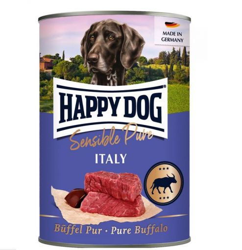 Happy Dog Dose Sensible Pure Italy Büffel Pur 400g (Menge: 6 je Bestelleinheit)