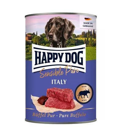 Happy Dog Dose Sensible Pure Italy Büffel Pur 400g (Menge: 6 je Bestelleinheit)