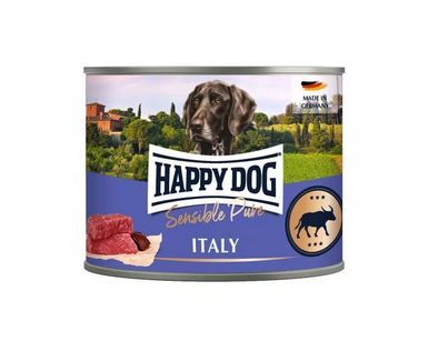 Happy Dog Dose Sesible Pure Italy Büffel Pur 200g (Menge: 6 je Bestelleinheit)