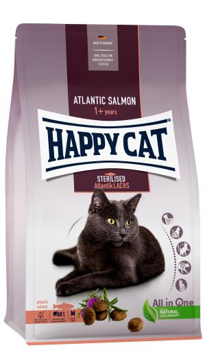 Happy Cat Sterilised Adult Atlantik Lachs 1,3kg