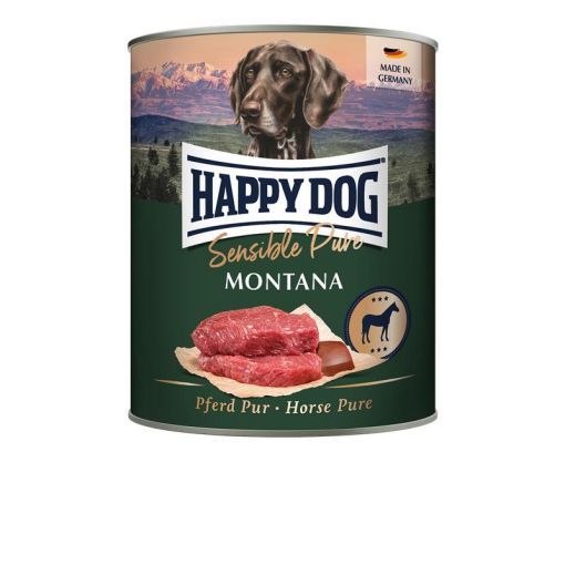 Happy Dog Dose Sensible Pure Montana Pferd Pur 800g (Menge: 6 je Bestelleinheit)