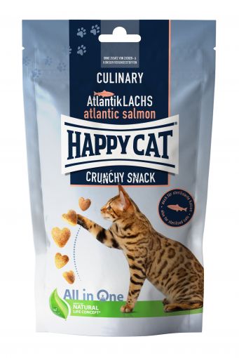 Happy Cat Snack Culinary Crunchy Atlantik-Lachs 70g