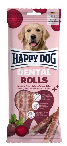 Happy Dog Dental Snacks Dental Rolls 148g (Menge: 12 je Bestelleinheit) Happy Dog Dental Snacks Dental Rolls 148g (Menge: 12 je Bestelleinheit)