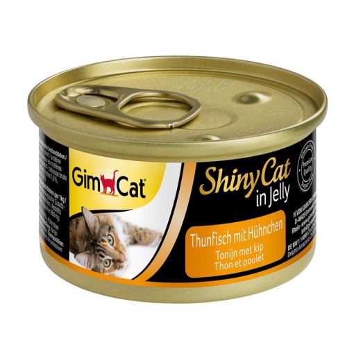 GimCat Dose ShinyCat Thunfisch mit Hühnchen 70g (Menge: 24 je Bestelleinheit)