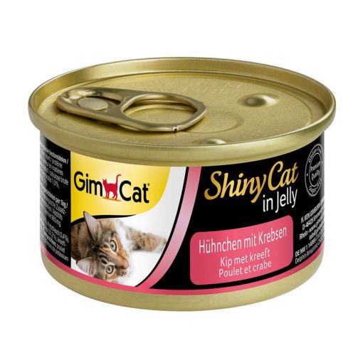 GimCat Dose ShinyCat Hühnchen mit Krebsen 70g (Menge: 24 je Bestelleinheit)