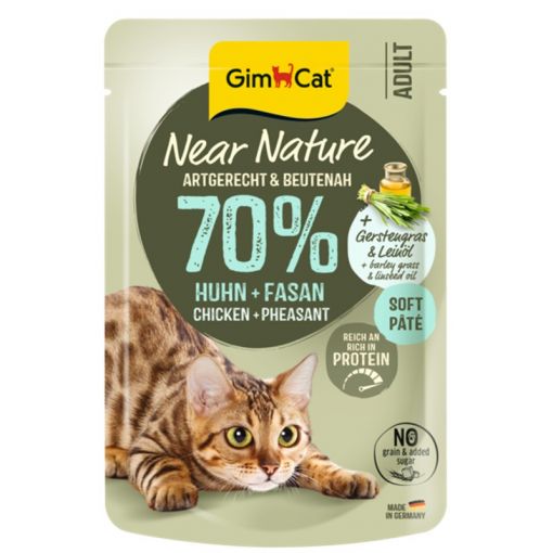 GimCat Near Nature Huhn & Fasan 85g (Menge: 16 je Bestelleinheit)
