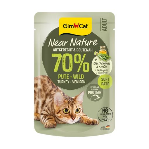 GimCat Near Nature Pute & Wild 85g (Menge: 16 je Bestelleinheit) GimCat Near Nature Pute & Wild 85g (Menge: 16 je Bestelleinheit)