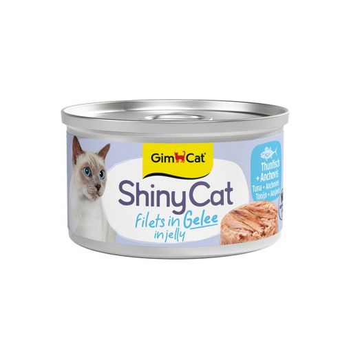 Gimpet ShinyCat in Jelly Thunfisch & Anchovies 70g (Menge: 24 je Bestelleinheit)