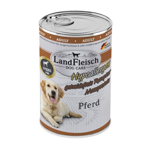 Landfleisch Dog Care Hypoallergen Pferd 400g (Menge: 6 je Bestelleinheit)