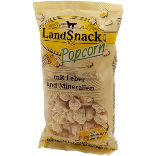 LandSnack für Hunde Popcorn Original mit Leber und Mineralien 30g