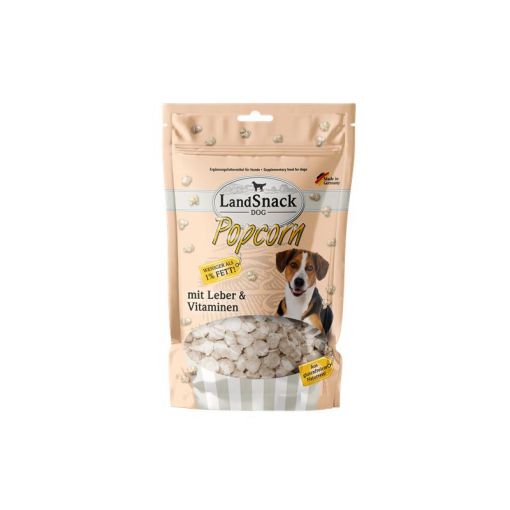 LandSnack für Hunde Popcorn mit Leber und Vitaminen 100g