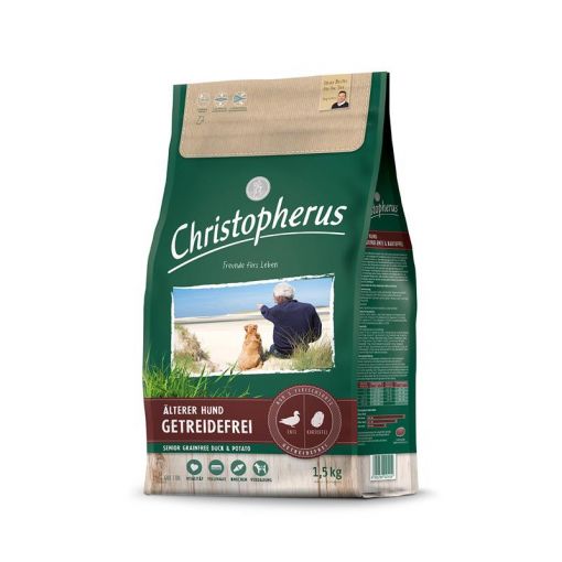 Christopherus Getreidefrei Senior Ente & Kartoffel 1,5kg