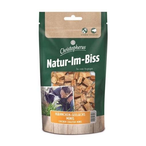 Christopherus Snack Natur-Im-Biss Hähnchen-Seelachs Minis 70g (Menge: 12 je Bestelleinheit)