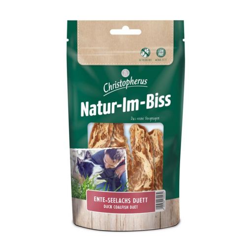 Christopherus Snack Natur-Im-Biss Ente-Seelachs Duett 70g (Menge: 12 je Bestelleinheit)