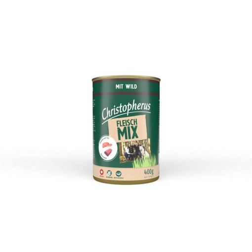 Christopherus Dose Fleischmix mit Wild 400g (Menge: 6 je Bestelleinheit)