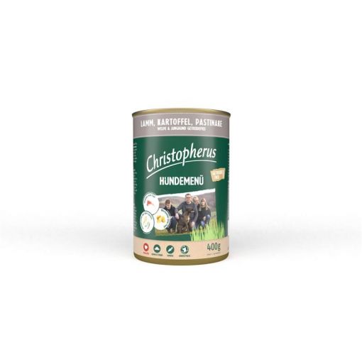 Christopherus Dose Menue Junior mit Lamm, Kartoffel, Pastinake 400g (Menge: 6 je Bestelleinheit)