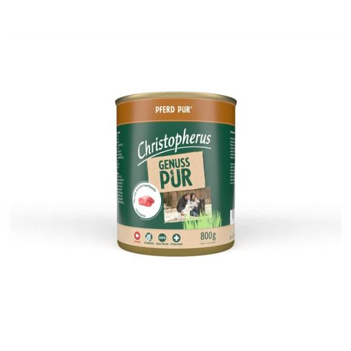 Christopherus Dose Pur Pferd 800g (Menge: 6 je Bestelleinheit)