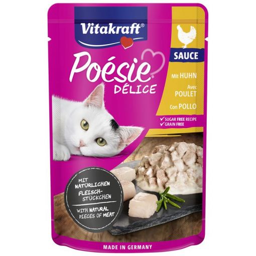 Vitakraft Cat Poésie DéliSauce Huhn 85g PB