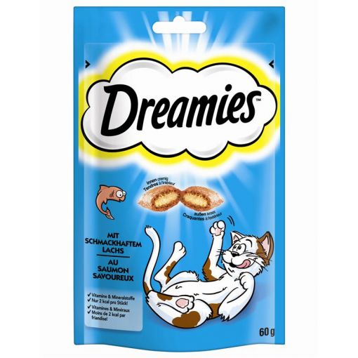 Dreamies Lachs 60g (Menge: 6 je Bestelleinheit)