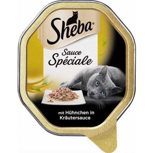 Sheba Schale Speciale Hühnchen in Kräutersauce 85g (Menge: 22 je Bestelleinheit)