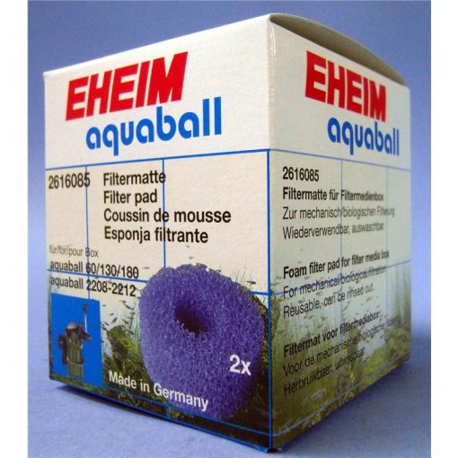 EHEIM Filtermatte für Filterbox Innenfilter 2208 - 2212 &  aquaball 60 - 180 2 Stück