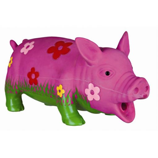 Trixie Blumenschwein, Original Tierstimme, Latex 20 cm