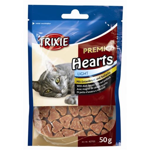 Trixie Premio Hearts, Entenbrust Seelachs 50 g